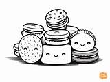Macarons Coloring Page For Kids  Free Printable Colorful Pictures sketch template