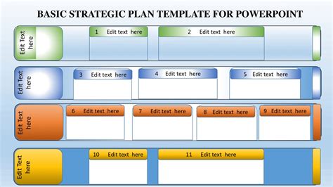 Basic Strategic Plan Template for PowerPoint - Slidevilla