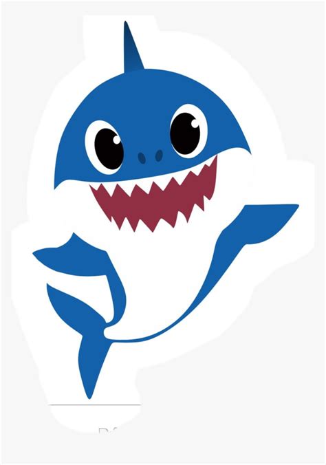 Transparent Shark Clip Art - Blue Baby Shark Clipart, HD Png Download , Transparent Png Image ...