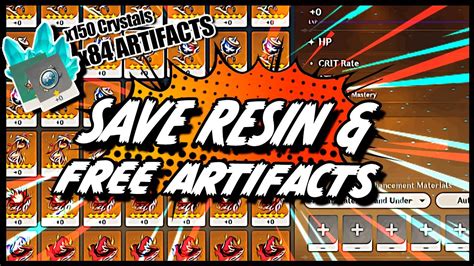 ULTIMATE INAZUMA RESIN GUIDE | Free Artifacts EXP | Artifact and Crystal farming | Genshin ...