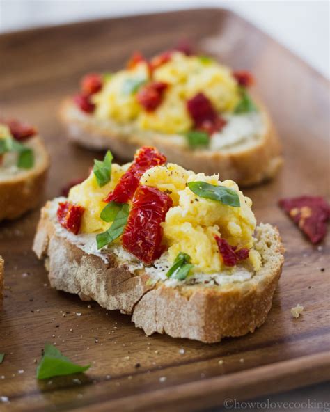 Italian Breakfast Bruschetta - How to Love Cooking