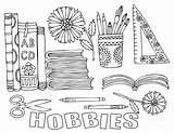 Hobby Coloring Pages sketch template