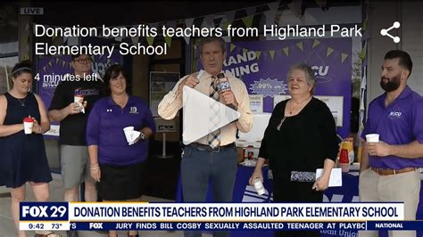 Fox News Story About Teachers’ Teammates: “Donation benefits teachers from Highland Park ...