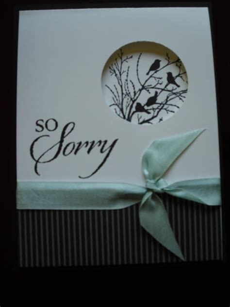 Handmade Stampin Up Sympathy Card