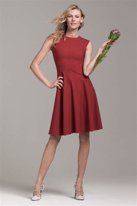 The Toi Dress - Brick Red | Work dresses for women, Stunning dresses ...