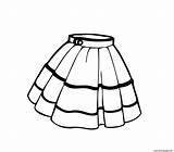 Fashion Skirt Coloring page Printable sketch template