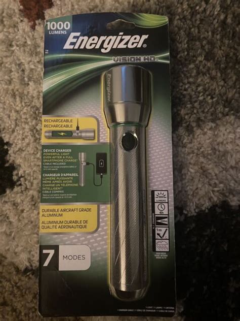 Energizer Rechargeable Flashlight Water Resistant 1000 Lumens 7 Modes for sale online | eBay