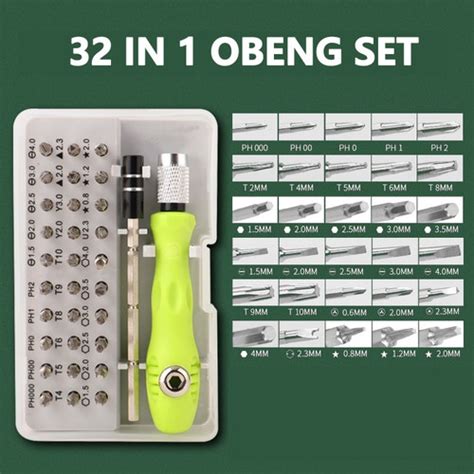 Promo Obeng Set 8 in 1 Plus Minus Screwdriver 8 in 1 obeng set ...