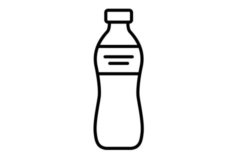 Water Bottle Outline Icon Graphic by Maan Icons · Creative Fabrica