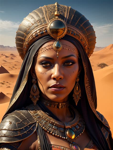 Premium Free ai Images | queen of sahara desert