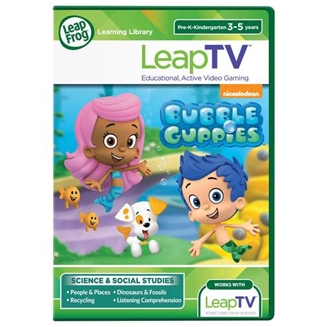 Buy LeapFrog LeapTV Nickelodeon Bubble Guppies Educational, Active Video Game Online at ...