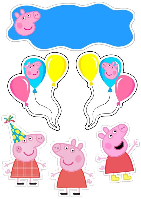 Fotos De Jacquelinne Castro Em Topers BEE | Peppa pig cake topper, Peppa pig happy birthday ...