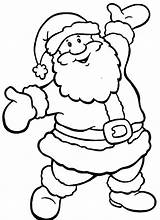 Santa Coloring Pages Free At Ganedgarblog Blog sketch template
