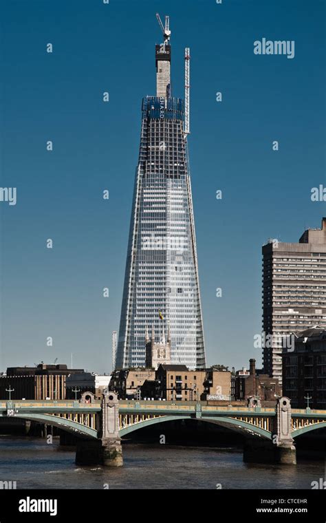 The Shard in construction Stock Photo - Alamy