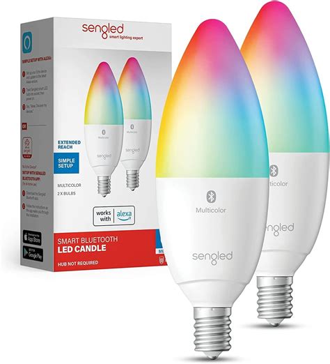 Sengled Alexa Light Bulb, E12 Smart Bulb, S1 Auto Pairing with Alexa ...