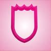 Pink Shield Cookie Cutter - Cheap Cookie Cutters