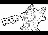 Magical Coloring Box  Oddbods Coloringpages Drawing Pogo sketch template