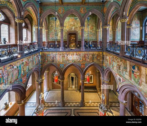 Entrance hall at the Scottish National Portrait Gallery, Edinburgh Stock Photo: 105507033 - Alamy