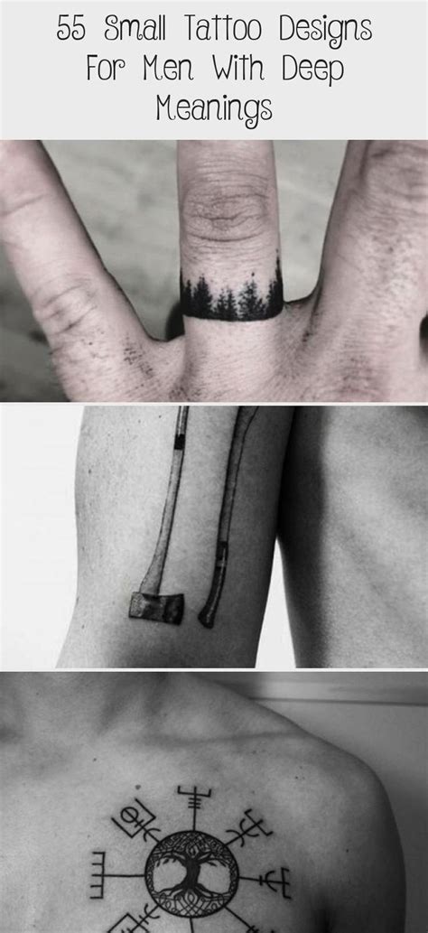 55 Small Tattoo Designs For Men With Deep Meanings in 2020 | Tatuaż