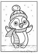 Free Penguin Coloring Pages sketch template