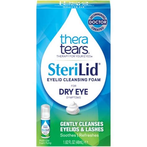 SteriLid Thera Tears Therapy for Your Eyes Eyelid Cleanser, 1.62 fl oz - Fry’s Food Stores