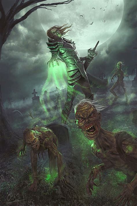 ArtStation - Necromancer, ooki Draws | Necromancer, Fantasy artwork ...