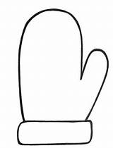 Printable Coloring Pages Mittens sketch template
