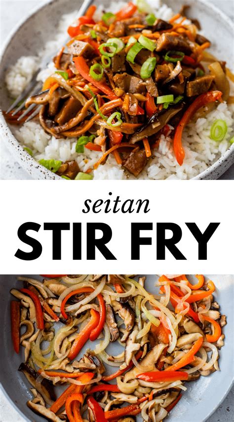 Seitan Stir Fry - The Almond Eater