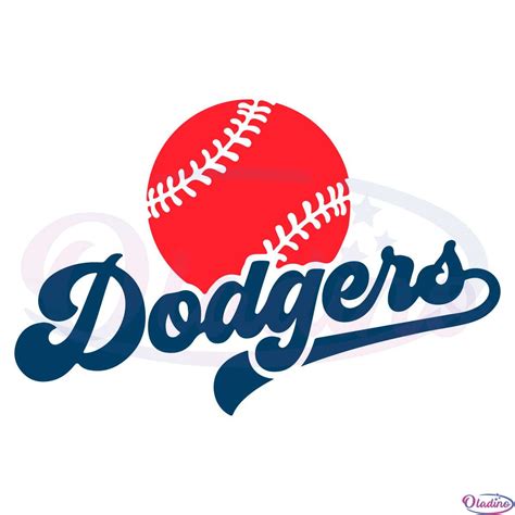 Los Angeles Dodgers SVG Cut Files, Dodgers Logo SVG, Clipart - oggsync.com