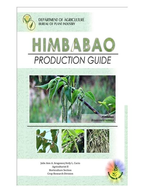 Himbabao Production Guide https://www.facebook.com/MyriadFarms1 ...