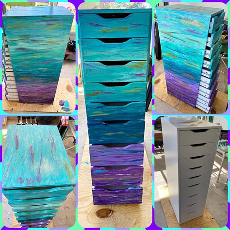 Not so much a hack, but I painted my Alex drawers and love the way it came out. : r/ikeahacks