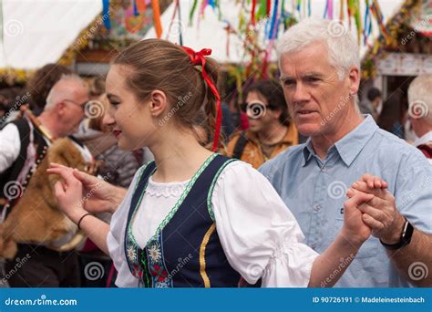 Easter in Prague: People in Traditional Czech Costumes Teach Tourists ...