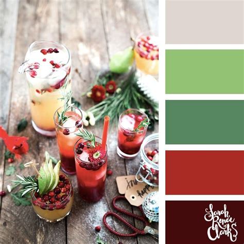 25 Christmas Color Palettes | Цветовой баланс, Палитра, Сочетание цветов