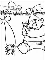 Trolls Colouring Pages Printable sketch template