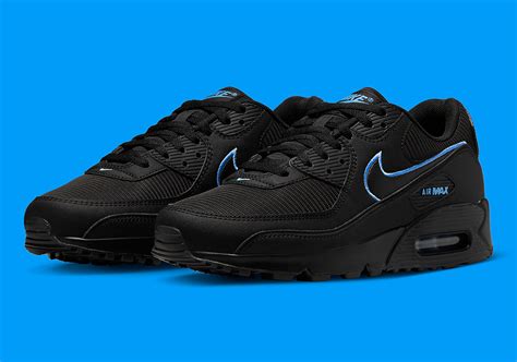 “Black/University Blue” Takes Over The Latest Nike Air Max 90 ...