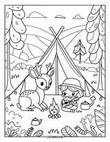 115  Camping Coloring Pages For Kids & Adults Free Printable PDFs sketch template