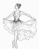 Ballet Dance Coloring Pages sketch template
