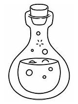 Potion Coloring Page sketch template