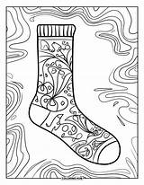 75  Sock Coloring Pages For Kids & Adults Free Printable PDFs sketch template
