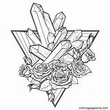 72 Free Printable Crystal Coloring Pages sketch template