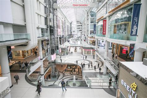 Most stores at the Toronto Eaton Centre aren't paying their rent