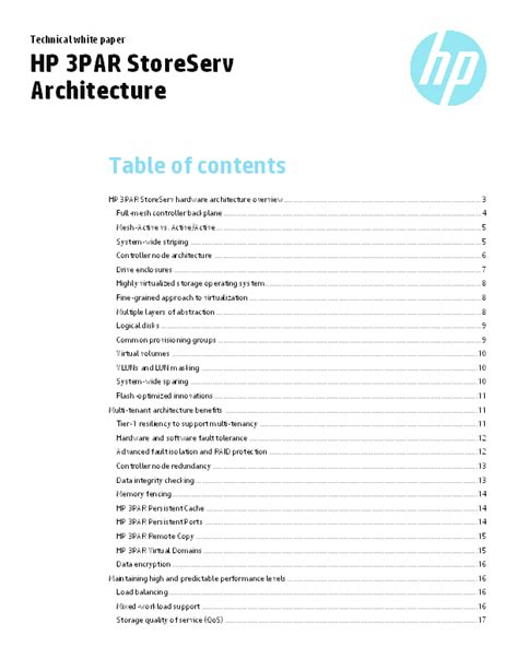 Hp 3par Storage Architecture Ppt | Dandk Organizer