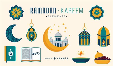 Ramadan Kareem Elements Collection Vector Download