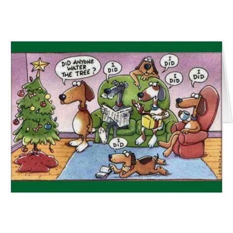 Funny Christmas Dog Card | Zazzle