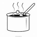 Boiling Pot Coloring Pages sketch template