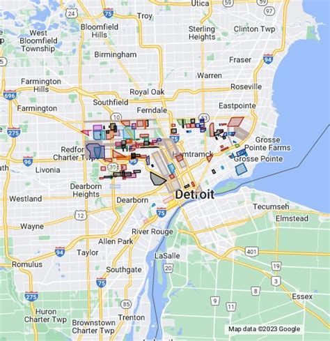 Detroit Gang Map (W.I.P) - Google My Maps