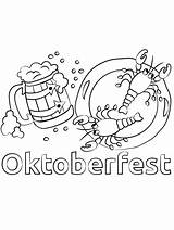 Oktoberfest Coloring Page  Free Printable sketch template