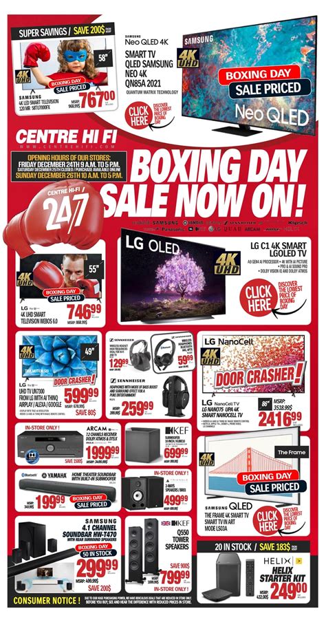 Centre Hi-Fi Boxing Day Sale 2022