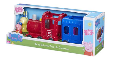 Peppa Pig 06152 Miss Rabbits Train and Carriage Toy, Multi - Buy Online ...