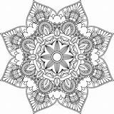 Complex Mandala Coloring Pages Printable sketch template